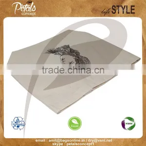 2017 Factory Direct Sale Cheap Cotton Bag / Raw Cotton Fabric Bag/unbleached Cotton Tote With Printing thumbnail-6