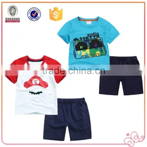 China Supplier OEM Service Two Piece Printed Child Clothes Set thumbnail-1