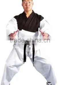 White Black Hapkido Uniforms Karate Uniforms thumbnail-1