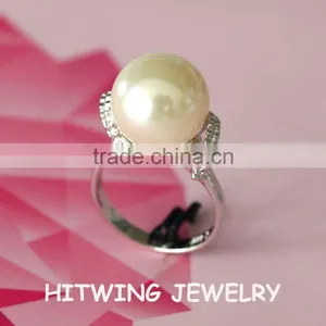 Sterling Silver Pearl Rings thumbnail-1