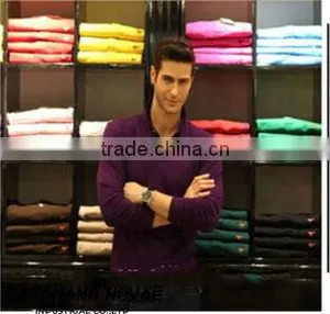 Fashion Design Wholesale Custom Long Sleeve t Shirt High Quality Long Sleeve Polo t Shirt for Men China Wholesale Clothing thumbnail-1