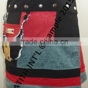 Cotton Wrap Skirt thumbnail-2