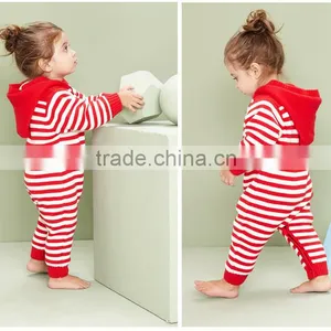 Top Selling Baby Kids Warm Winter Fleece Knitted Hooded Cotton Romper thumbnail-2