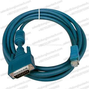 DB15 Male to RJ45 Straight Modular Adapter Patch Cable thumbnail-1