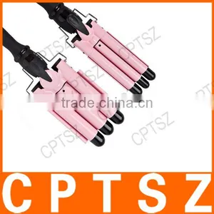 Hot Styler Three Tube Hair Curler With TUV--SUD CE-EMC ROHS Certificate (110v--240v ) thumbnail-4