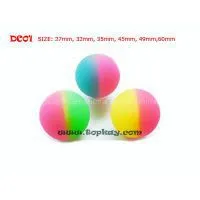 Frosty Two Tone Bouncing Ball, Single Color Bouncy Ball, Two Tone Ball thumbnail-1