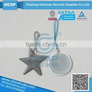 Reflective Key Chain Crystal PVC EN13356 thumbnail-1
