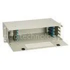 2U Rack Mount 19 Swing Type Fiber Optic ODF 24 Core With Electrostatic Spraying Surface thumbnail-1