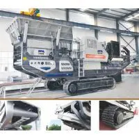 SBM Strong Adaptability Hydraulic-driven Track Mobile Crusher thumbnail-2