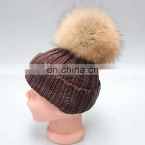 Supply Kids Acrylic Beanie With Big Pompon thumbnail-3