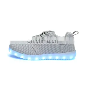 Hot New USB Charge Light up Luminous Mesh Shoes Summer Men Women Sportswear Casual Shoes LED Shoes Sneakers thumbnail-1