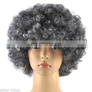 Cheap Curly Blonde Afro Wig FGW-0039 thumbnail-3