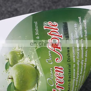 Customized Cheaper Price Special Shaped Detergent Cleaning PVC Self Adhesive Stickers for Market Fruit Label thumbnail-5