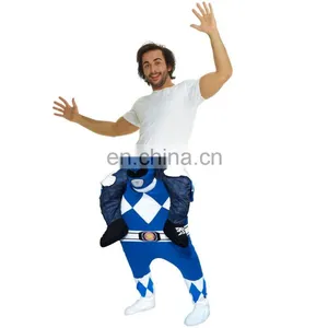 Funny Halloween Carnival Party Piggyback Ride On Power Man Costume thumbnail-2