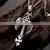 Hip Hop Style Wings Shaped Stainless Steel Necklace Chain for Men thumbnail-1