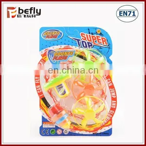 2 IN 1 Plastic Flying Spinning Toys With Light thumbnail-5
