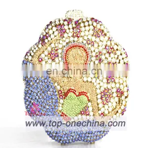 Hot Sale Rhinestone Crystal Clutch Bag/full Stone Clutch Bag for Girls/fashion Clutch Bag thumbnail-1