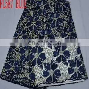 Hot Sale Cotton Lace/ African Cord Lace/ Guipure Lace/ Embroidery Lace thumbnail-4