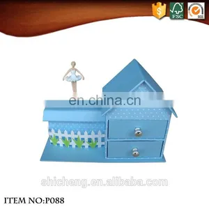 China Factory a Dancing Ballerina Gift & Craft House Shape Music Box thumbnail-6