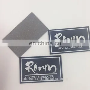 Brown Sewing Clothing Labels Custom Brand Hawk Logo Labels Eagle Stamping Pattern Jeans Leather Labels for Handbag Jacket Pants thumbnail-1
