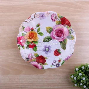TX8008 PLASTIC SMALL SIZE ROUND PLATE CHEAP PLATE FOOD PLATE thumbnail-2