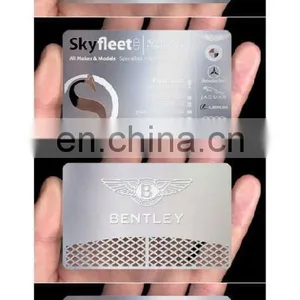 Mirror Face Steel Stainless Business Metal Card thumbnail-1