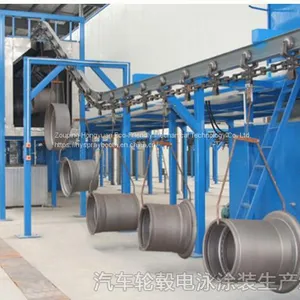 Manually Electrostatic Powder Coating Spray Line for Sale thumbnail-1