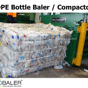 HDPE Bottle Compactor / HDPE Bottle Baler Machine thumbnail-1