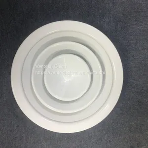 Round Ceiling Diffuser Vent With Damper Hvac System thumbnail-2