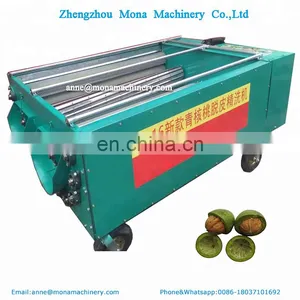 Fresh Walnut Peeler|Fresh Walnut Peeling Machine|Green Walnut Skin Removing Machine thumbnail-1
