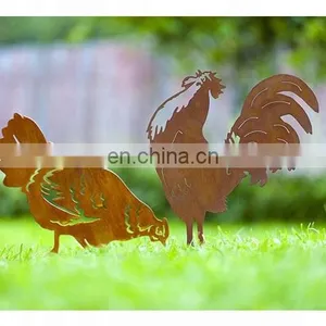 Classic Corten Steel Animal Sculpture thumbnail-4