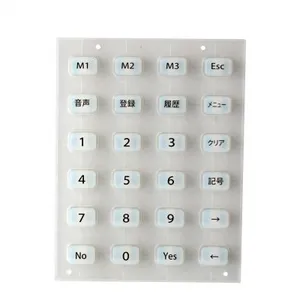 Rubber Push Button Keypad Rubber Buttons For Electronics thumbnail-3