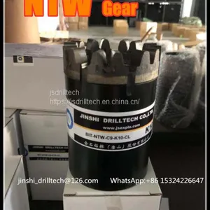 Gear Profile NTW Diamond Core Bit, Impregnated Diamond Core Drill Bits & Reamers, Exploration Drilling, Rock Coring, Geotechnical Drilling Bits thumbnail-1