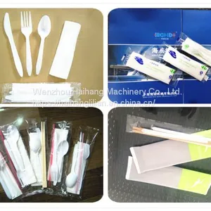 New Napkin Disposable Paper Tissue Toothpick Plastic Cutlery Automatic Cheap Packaging Machine thumbnail-2