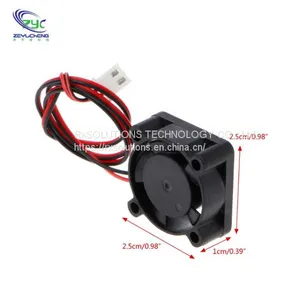 24V Ball Bearing 25x25x10mm Small Micro Brushless DC Cooler Cooling Fan With 2pin thumbnail-5