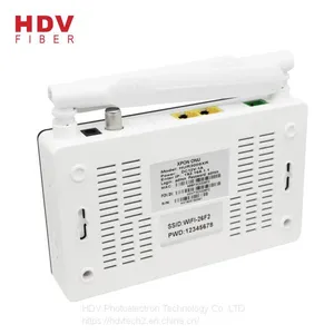 FTTH Fiber Optic Network Router 1GE+1FE+WIFI +CATV Dual Pon Port GEPON GPON XPON ONU thumbnail-4