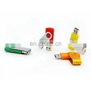 2019 Hot Swivel Pen Drive USB 2.0 Custom Logo 16GB Usb Flash Drive, Usb Stick Housing for Coopration Gift thumbnail-5