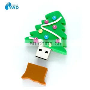 Pvc Mold for Christmas Good Quality Usb Flash Drives 2/4/8/16G Full Capacity Usb Flash Memory Drives Usb Stick thumbnail-2