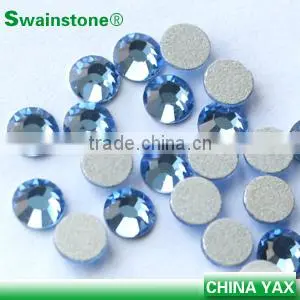 1209C SS10 Round Non Hotfix Crystal Rhinestones;flat Back Rhinestones Non Hotfix Crystal;crystal Non Hotfix Rhinestones thumbnail-2