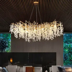 Scandinavian Luxury Crystal Light Living Room Bedroom Chandelier Light thumbnail-4