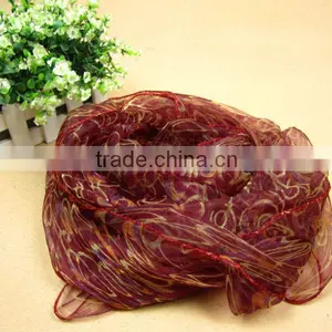 EC009 Woman Chiffon Silk Neck Scarf thumbnail-1