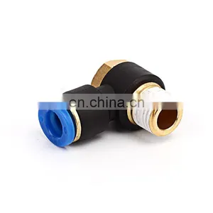 SNS SPH Series Pneumatic 90 Degree Elbow Male Thread Push to Connect Pipe Fittings Quick Tube Joints thumbnail-2