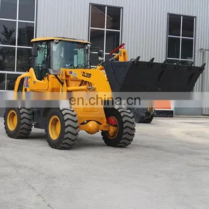 Construction Vehicle Chinese Cheap Steer Loader 2 Ton Mini Wheel Loader Front End Loader With ce Certificate thumbnail-2