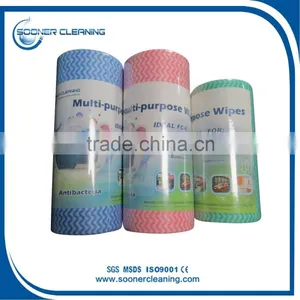 Super Absorbent Spunlace Cleaning Wipes for Clothes, Disposable Cleaning Cloth thumbnail-1