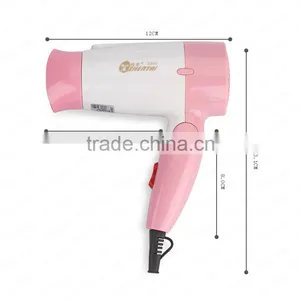 Customized Pink Hair Dryer Foldable Hair Dryer for Travel thumbnail-4