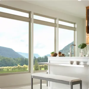Fixed Window Aluminum Frame Fixed Double Glass Windows Floor To Ceiling thumbnail-3