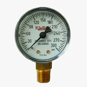 KIMRAY 30HPG Pilot Gauge 300PSI - Genuine Spare Parts & After-sales Repair Center thumbnail-1