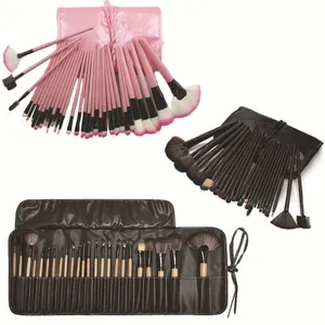 Wholesale 12 15 18 24 32PCS Professional Make Up Brush Set Cosmetic Makeup Brushes With Drawstring Bag Beauty Tool Makeup thumbnail-1