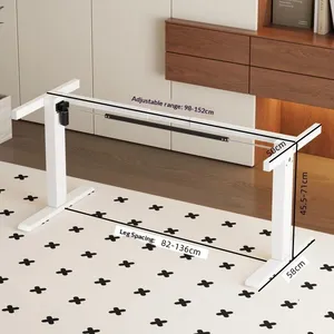 Adjustable Height Standing Coffee Table Desk Adjustable Height Desk Electric Adjustable Height Corner Desk thumbnail-5