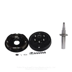 Trailer RV Specific Brake Drum Hub And Spindle Assembly | Electric Brake, Hydraulic Brake, Hand Brake | Shiao Trailer Chassis Manufacturing Factory thumbnail-3